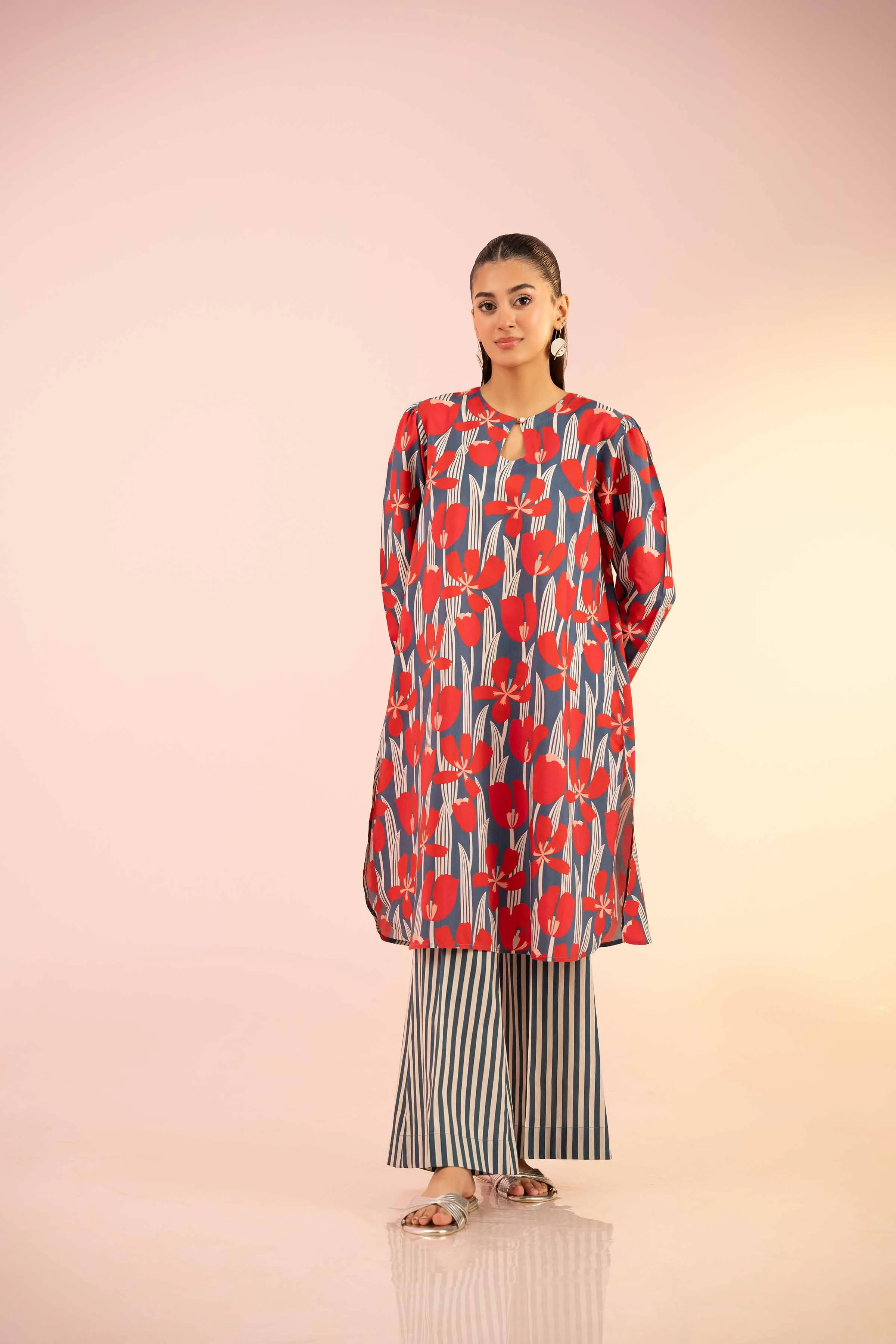 2 Piece - Printed Suit - PS25-11