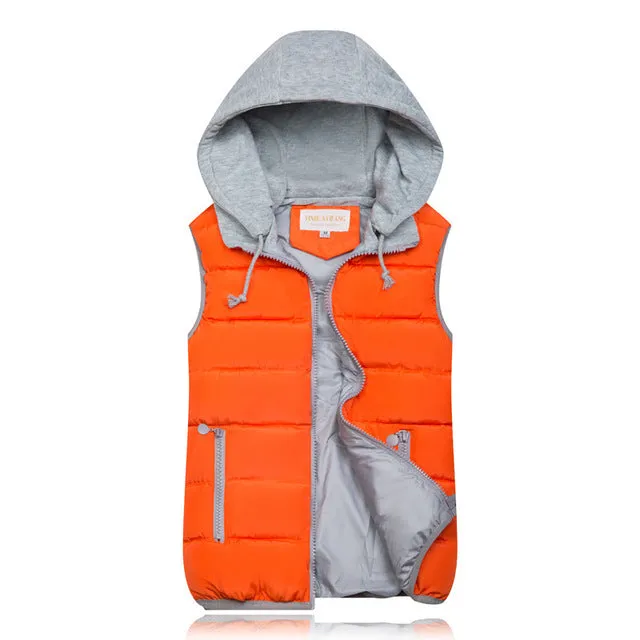 2019 Winter Coat Women Hooded Warm Vest Plus Size Candy Color Cotton Jacket Female Women Wadded Feminina chalecos