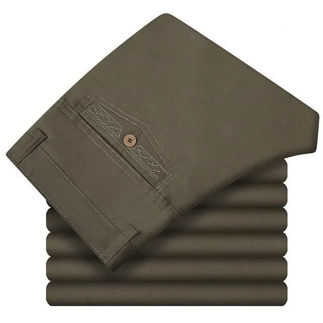 Angelo Ricci™ Comfortable Casual Straight Pant