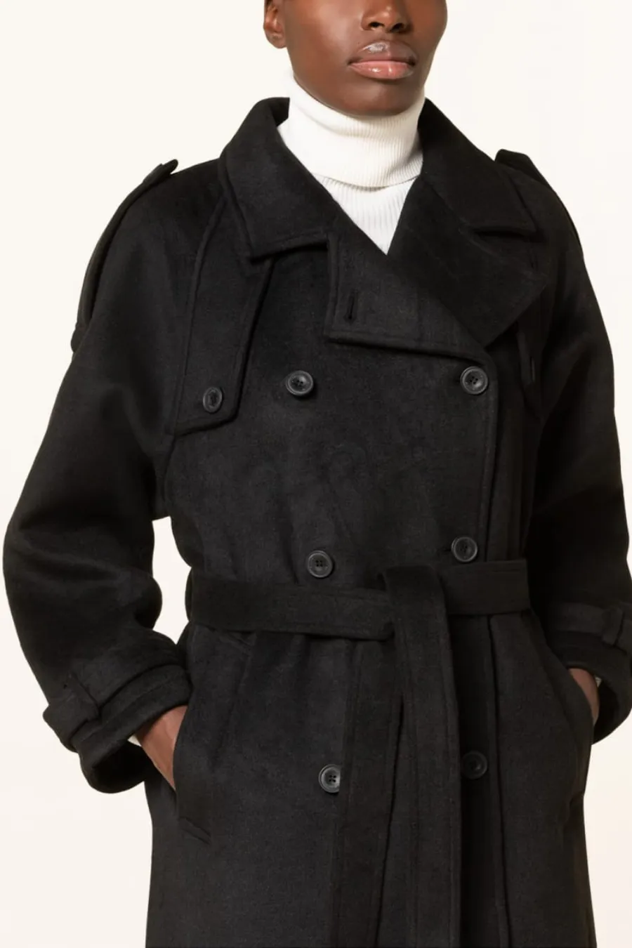 Bea Wool Coat Black