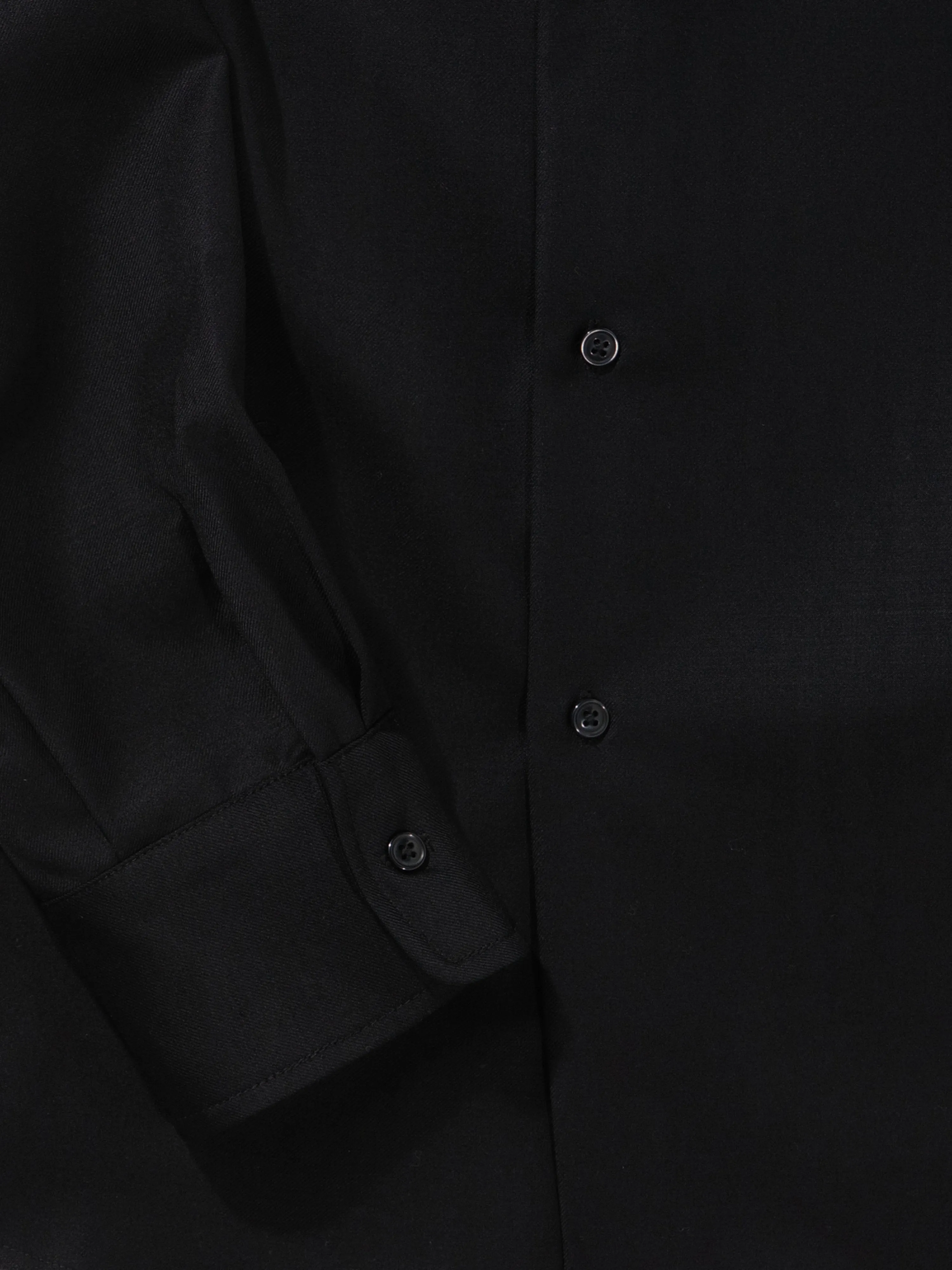 Black S130 Wool Shirt