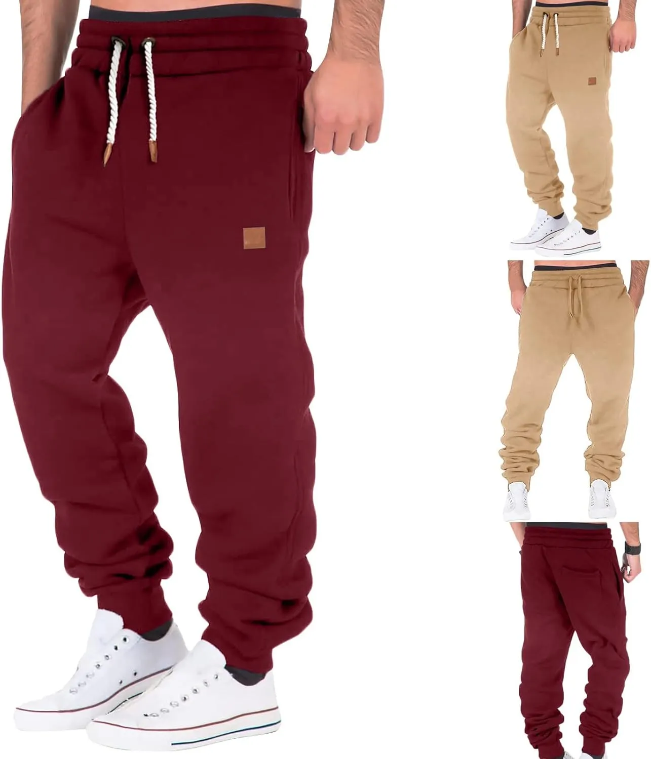 Cargo Pants for Men Relaxed Fit Mens Cargo Pants Rip-Stop Hiking Pants Sweatpants Men Men's Sweatpants Overalls Pants