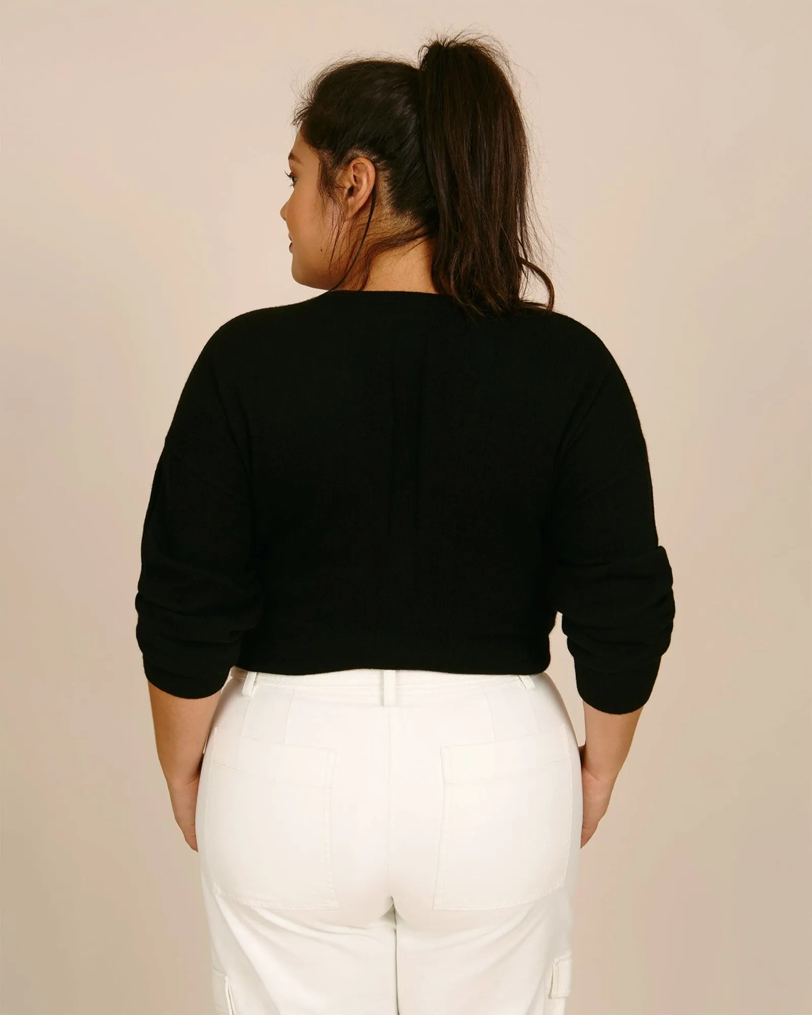 Cashmere Ava Sweater | Black