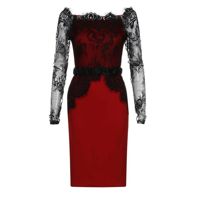 Elegant Party Knee Dress