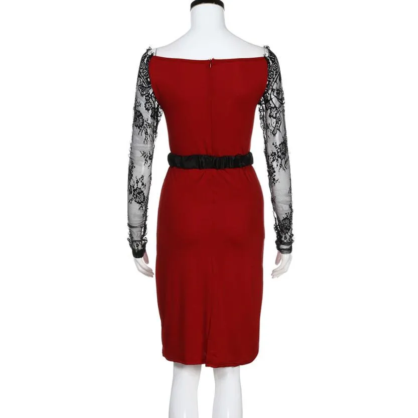 Elegant Party Knee Dress