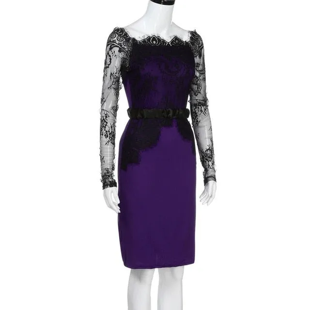 Elegant Party Knee Dress