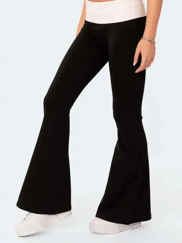 Fashionable, comfortable, slimming, anti-waist low-waist Flared Pants