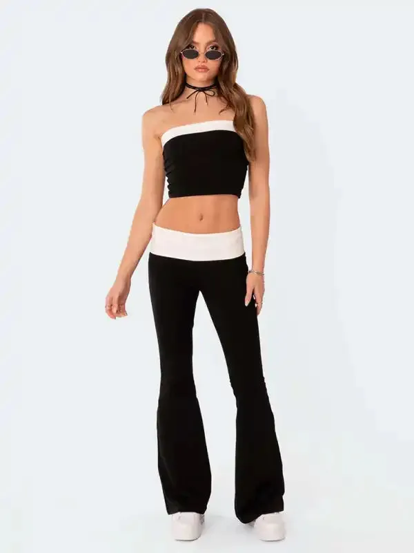 Fashionable, comfortable, slimming, anti-waist low-waist Flared Pants