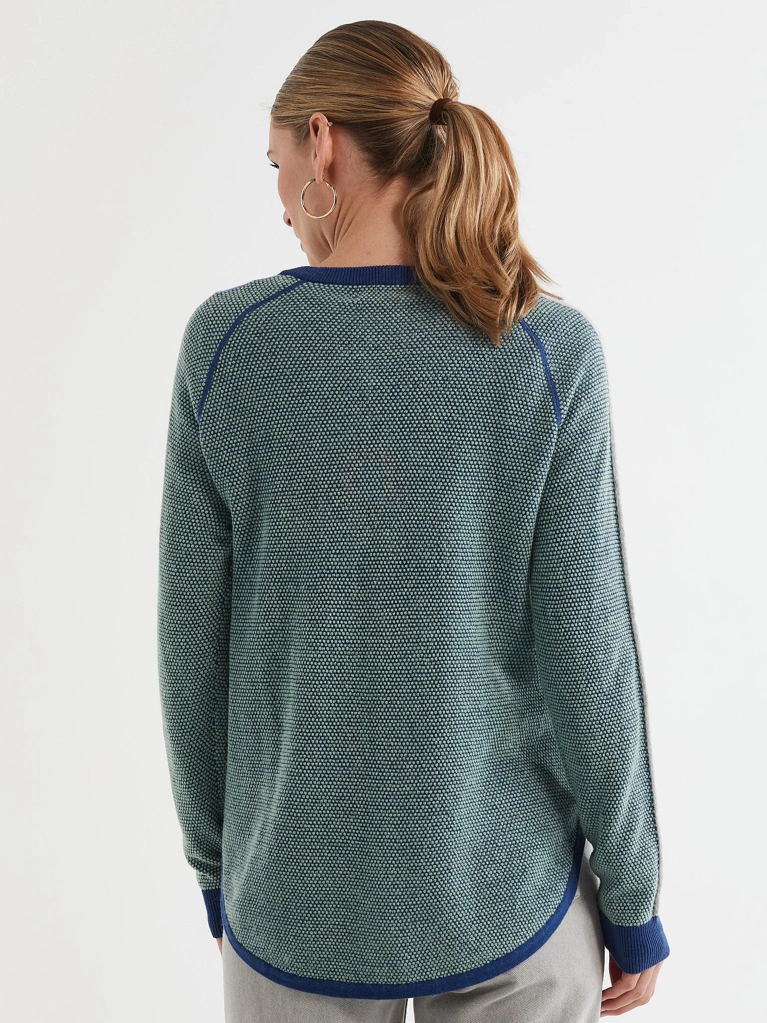 ld   co Waffle Crew Sweater