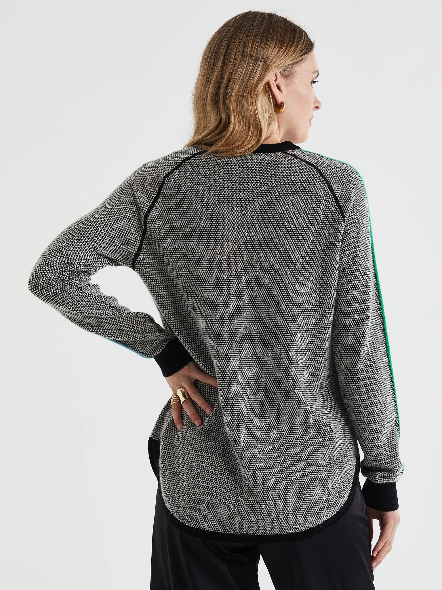 ld   co Waffle Crew Sweater