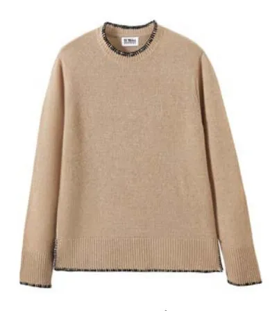 Marisol Cashmere Sweater in Camel