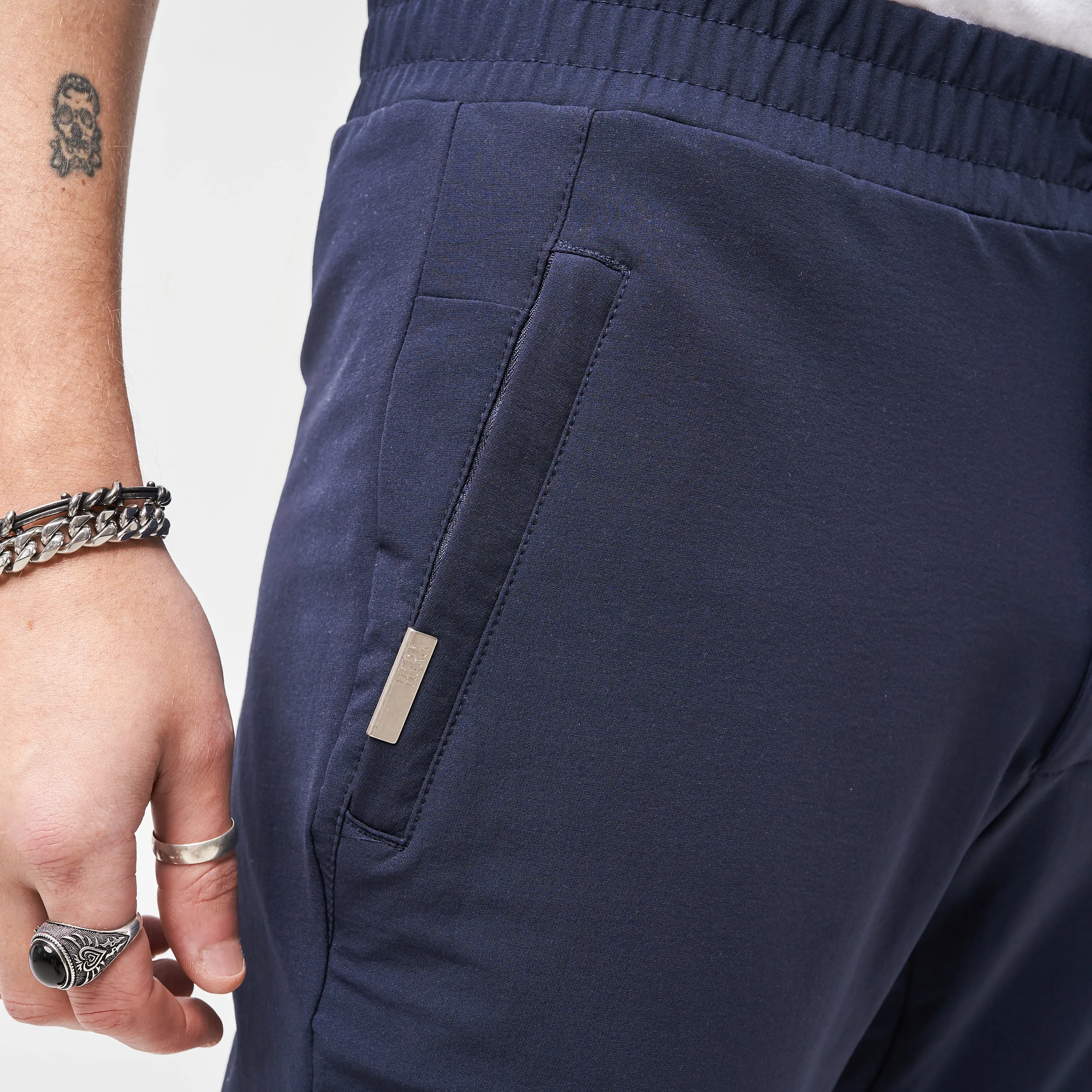Mens Refined Tech Trouser - Dark Navy