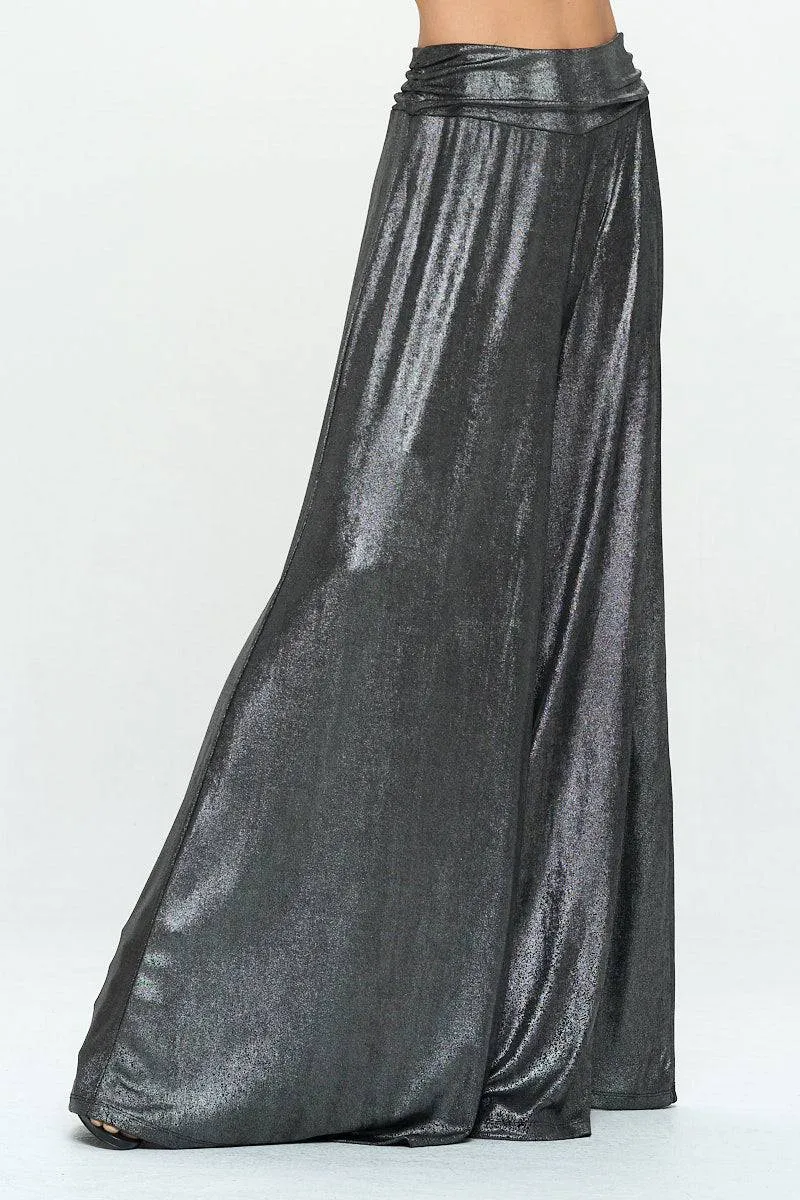 Metallic Pants | Elastic Waist | Pockets | CozyCouture®