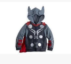New year STAR WARS Avengers Iron Man boys Coat Hoodies Long Sleeve Boy's jacket Sweatshirt Kids Outerwear