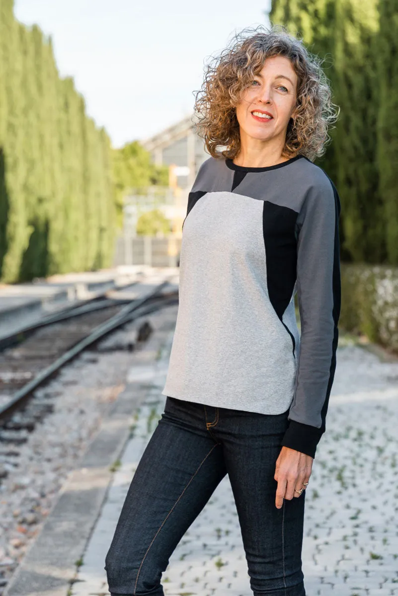 PDF Pattern - Noord T-Shirt   Sweatshirt  | Liesl   Co