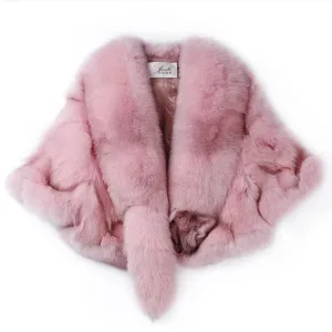 REAL Fox Fur Coat Short female 2020 Winter New Fur Shawl Jacket