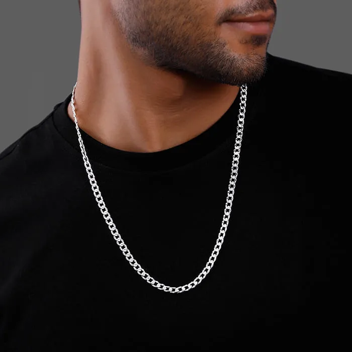 Silver Bravura Chain for Him
