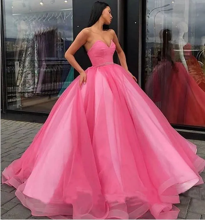Sweetheart Yellow Long Modest Prom Gown, Long A-line Fashion Prom Dress PFP1547